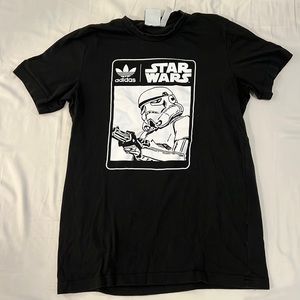 Black adidas x Star Wars t shirt